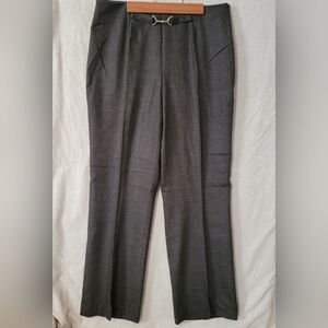 Women's Les Capains Classic Gray Wool Pants